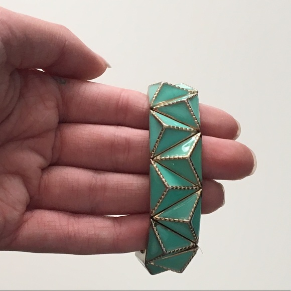 Stretchable blue bracelet - Picture 2 of 2